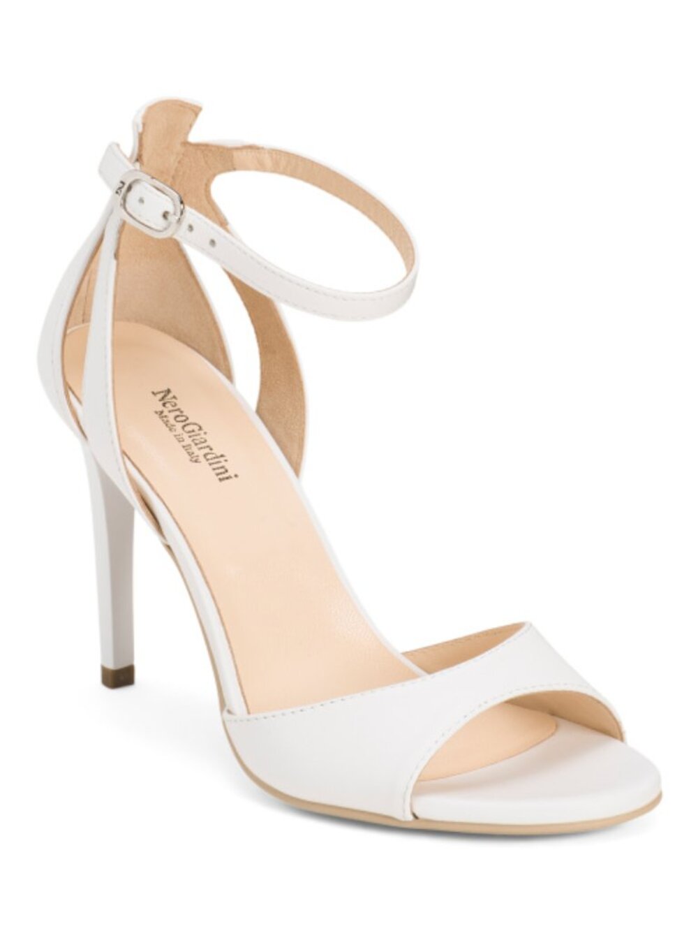 NEROGIARDINI Made In Italy Leather Heeled Sandals